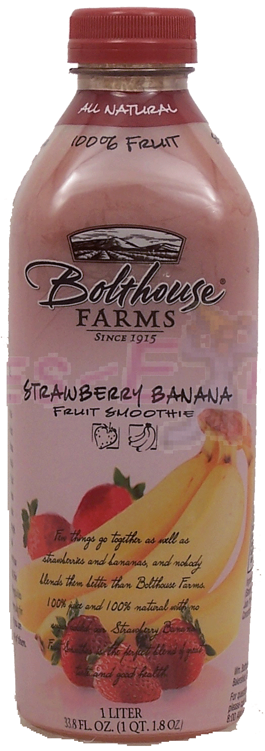 Bolthouse Farms&nbsp;&nbsp;strawberry banana fruit smoothie, 100% fruit Full-Size Picture